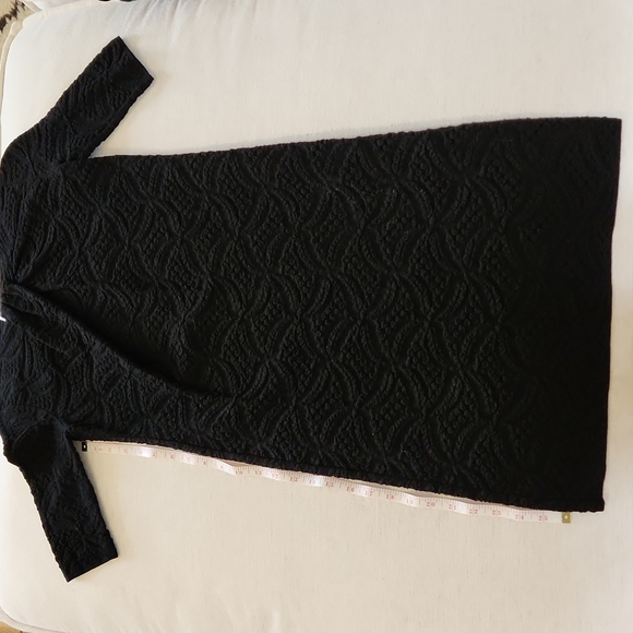 M Missoni Textured Knit Black Sweater Dress size US 4/ Italian 40 - Picture 4 of 7